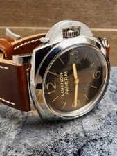 Panerai Luminor 47 Pam00372 Plexi Crystal P Serial 95% Lnib Unpolished Case! 4
