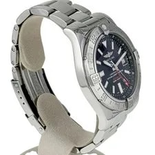 Breitling A32390 Avenger II GMT Automatic Black Dial Stainless Steel 3