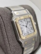 Cartier 2961 Santos Galbée 29mm Two-Tone Steel 18K Gold White Dial Auto 3