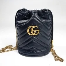 Tariff Free Gucci GG Marmont Mini Bucket and Crossbody 575163 GA319 2