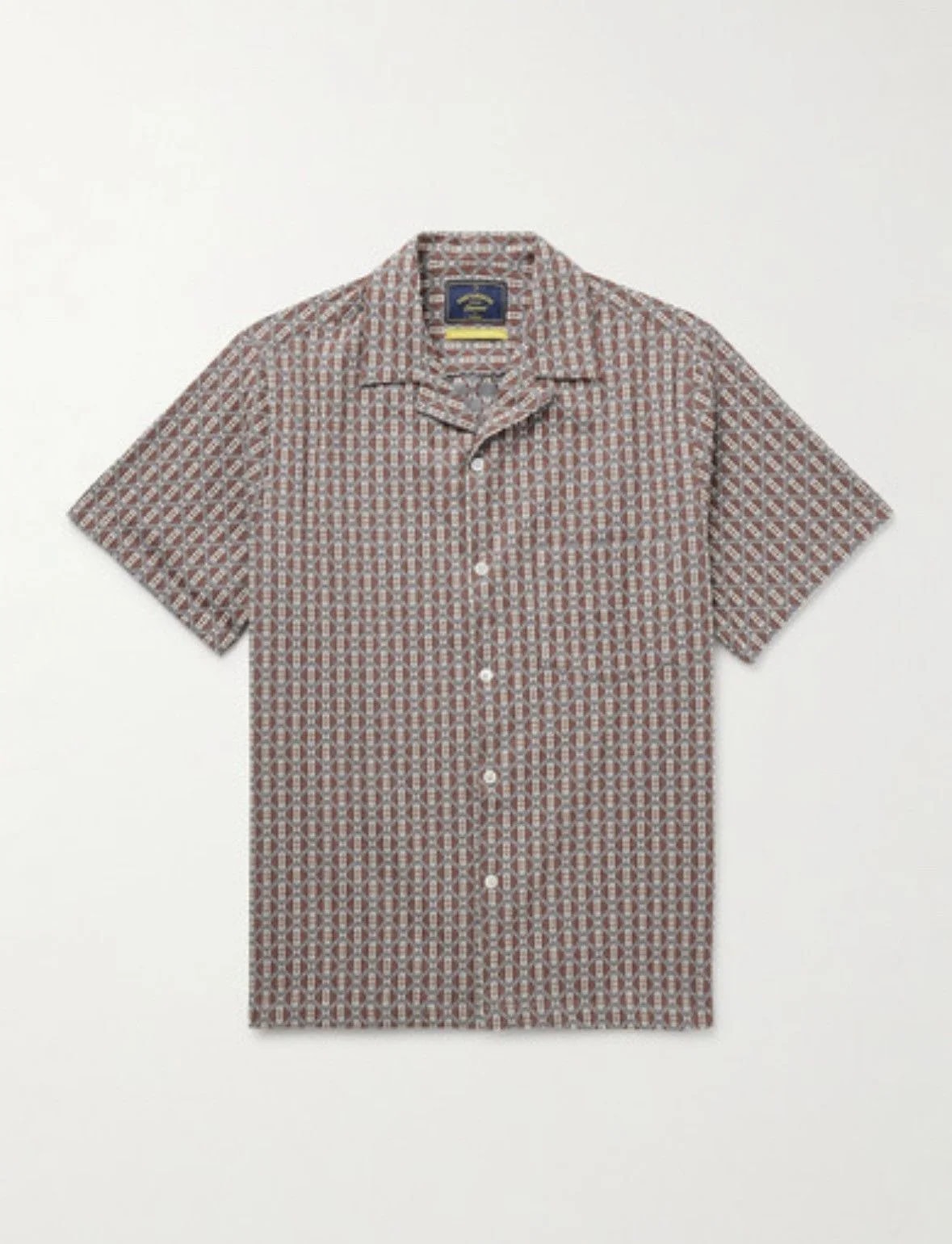 Convertible-Collar Cotton-Blend Shirt — streetwear — resale