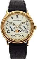 Audemars Piguet — Audemars Piguet Day-Date 25589BA 18K YG Triple Calendar Moonphase 33mm Auto 1988 — Watch — resale