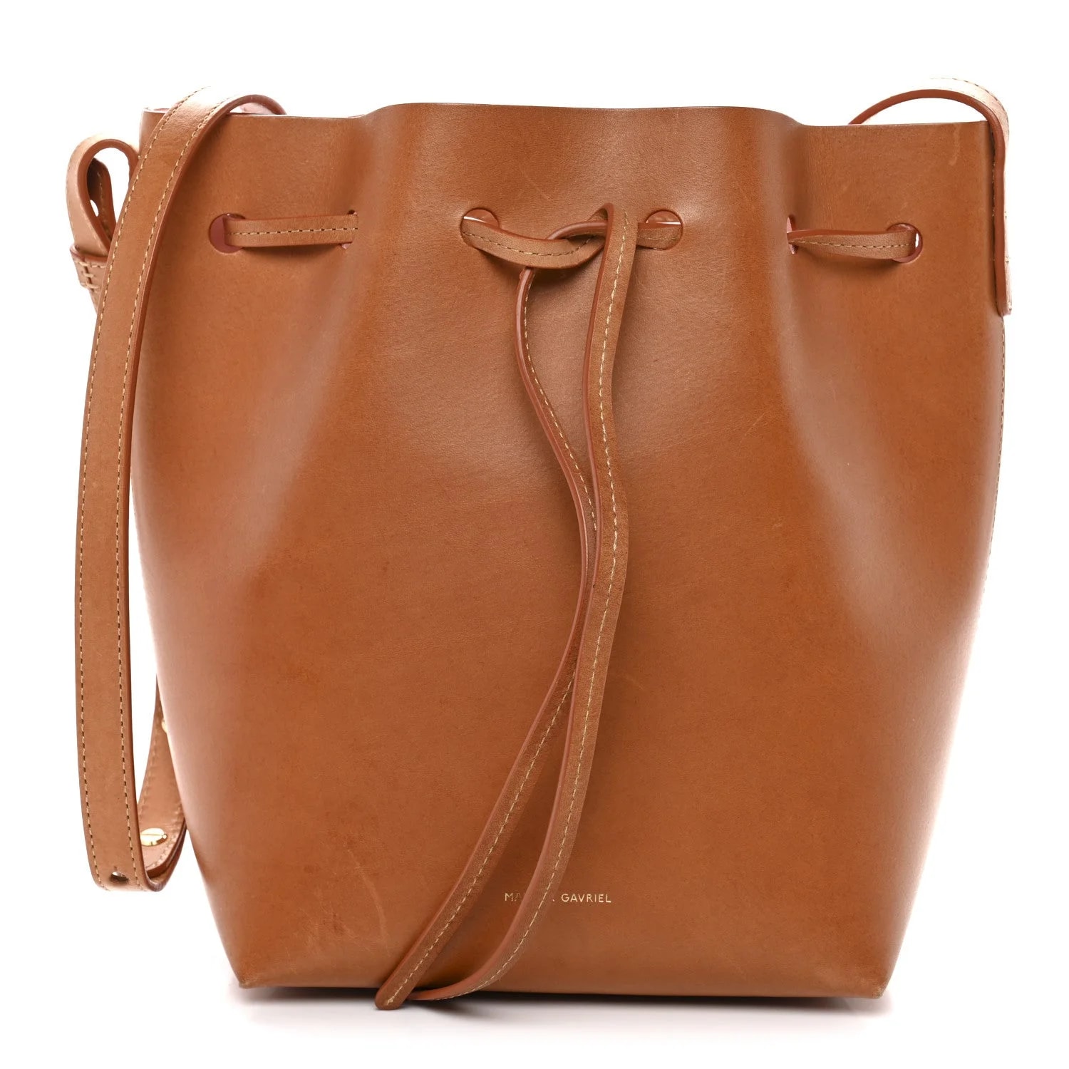 Mansur Gavriel — Vegetable Tanned Mini Bucket Cammello Rosa — Handbag — resale