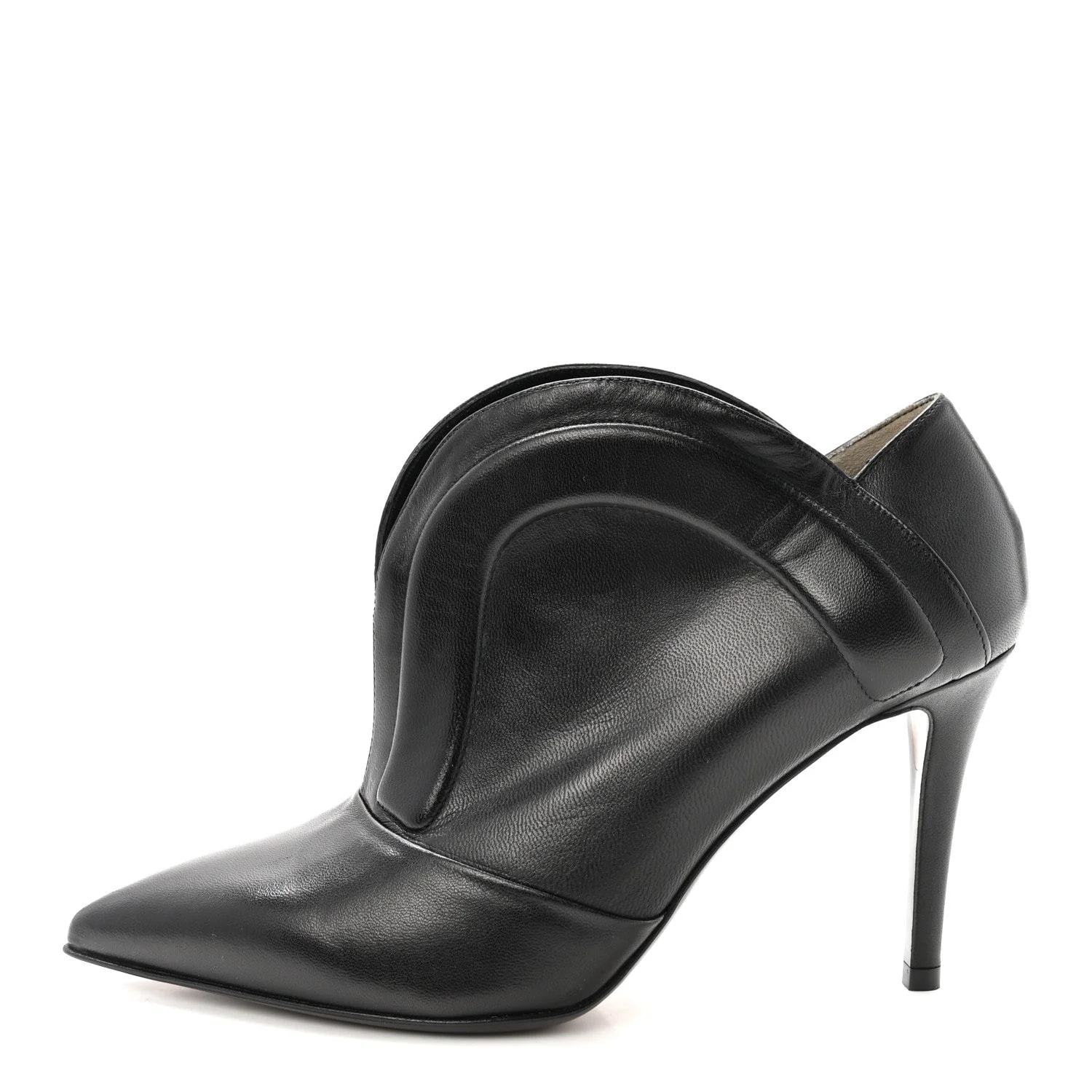 Fendi — Vitello Cutout Western Ankle 37 — Designer Shoe — resale