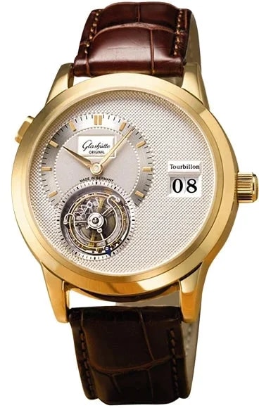 Worldofluxuryus — Glashutte Original Panomatic Tourbillon 18K Rose Gold — Watch — resale