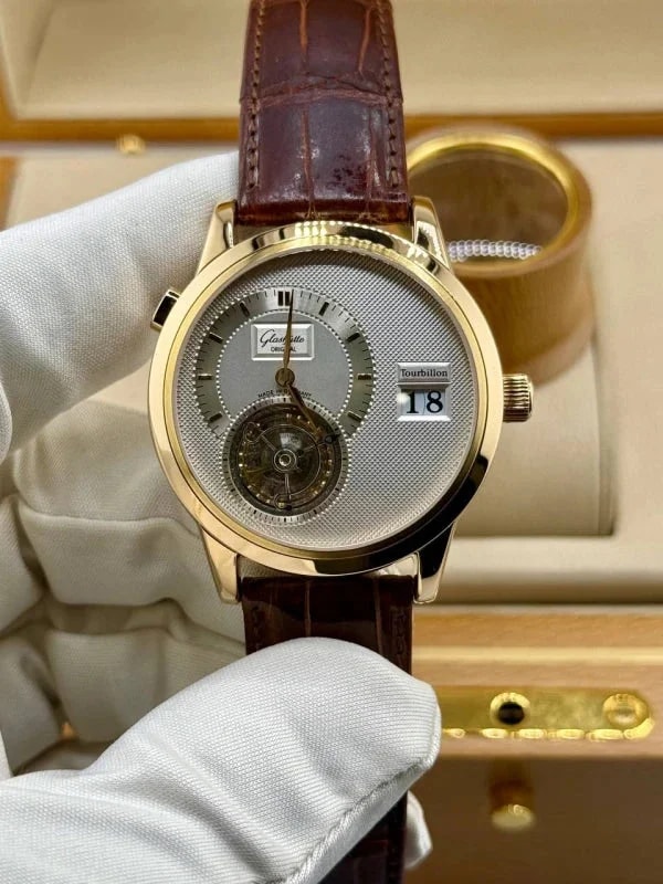 Glashutte Original Panomatic Tourbillon 18K Rose Gold 3