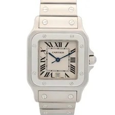 Cartier — Cartier Santos Galve LM W20060D6 Quartz Stainless Steel — Watch — resale
