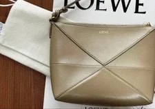 Loewe Puzzle Faldo Pochi Shiny Nap Calf 2