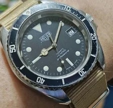 Heuer — (TAG) Heuer Professional 1000 980.006 Black 200m Quartz 42mm From JP — Watch — resale