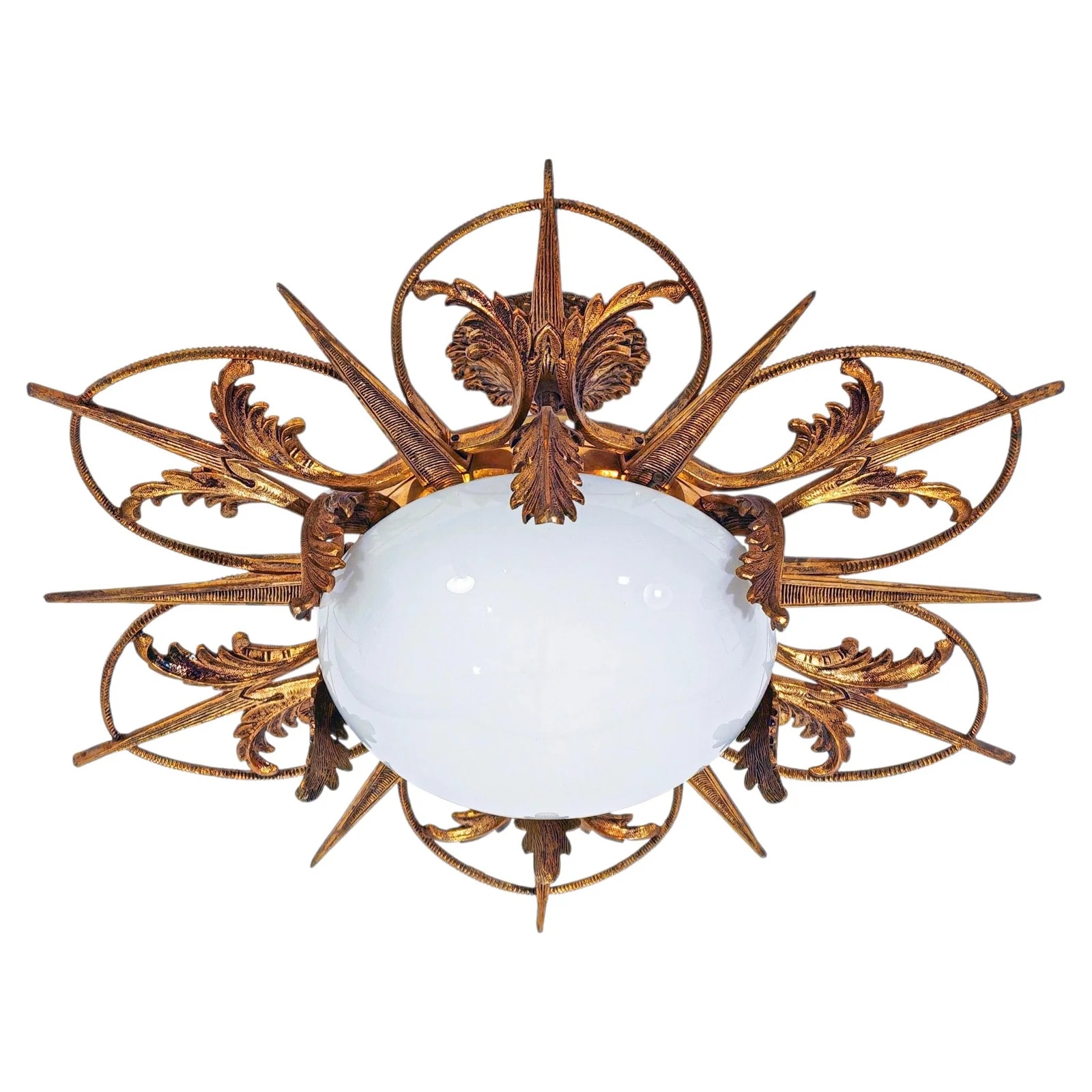 Baccarat Style Hollywood Regency Cut Crystals Sconces, France, 1960s 2