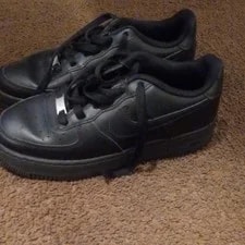 Nike Air Force 1 Low Top Solid Lace Up Athletic 2