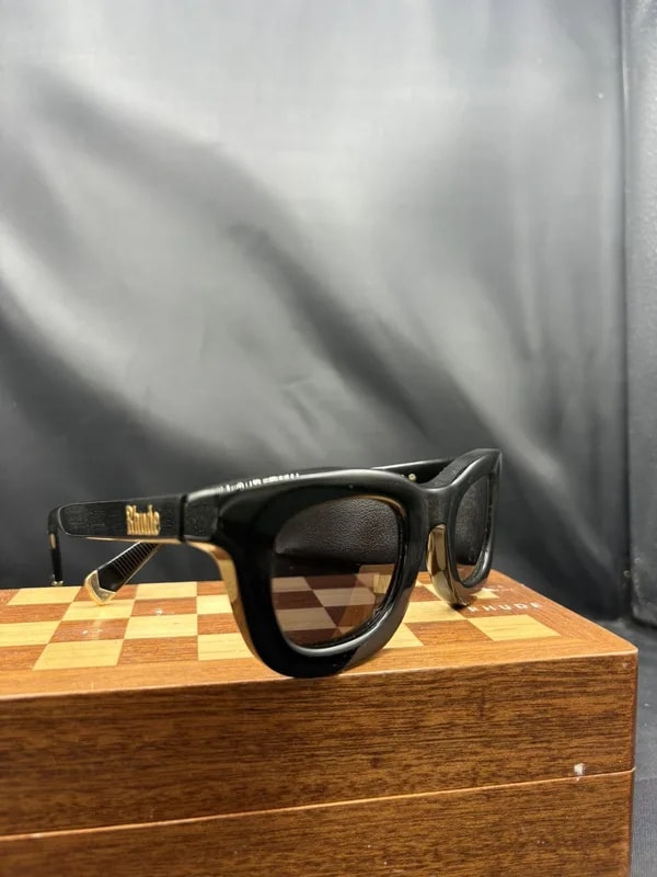 Rhude sunglasses black and gold — Accessory — resale