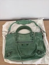 Balenciaga — Balenciaga 2004 Seafoam City With . . — Handbag — resale