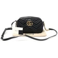 Gucci Matelassé Chevron GG Marmont Small Chain 155263772 2
