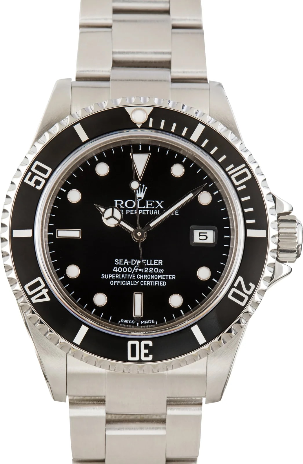 Stainless Steel Rolex Sea-Dweller Ref 16600 Black Dial 3