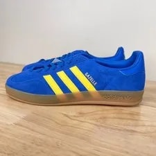 Adidas Gazelle Indoor 10 Lace Up Sulfur Shoes 3
