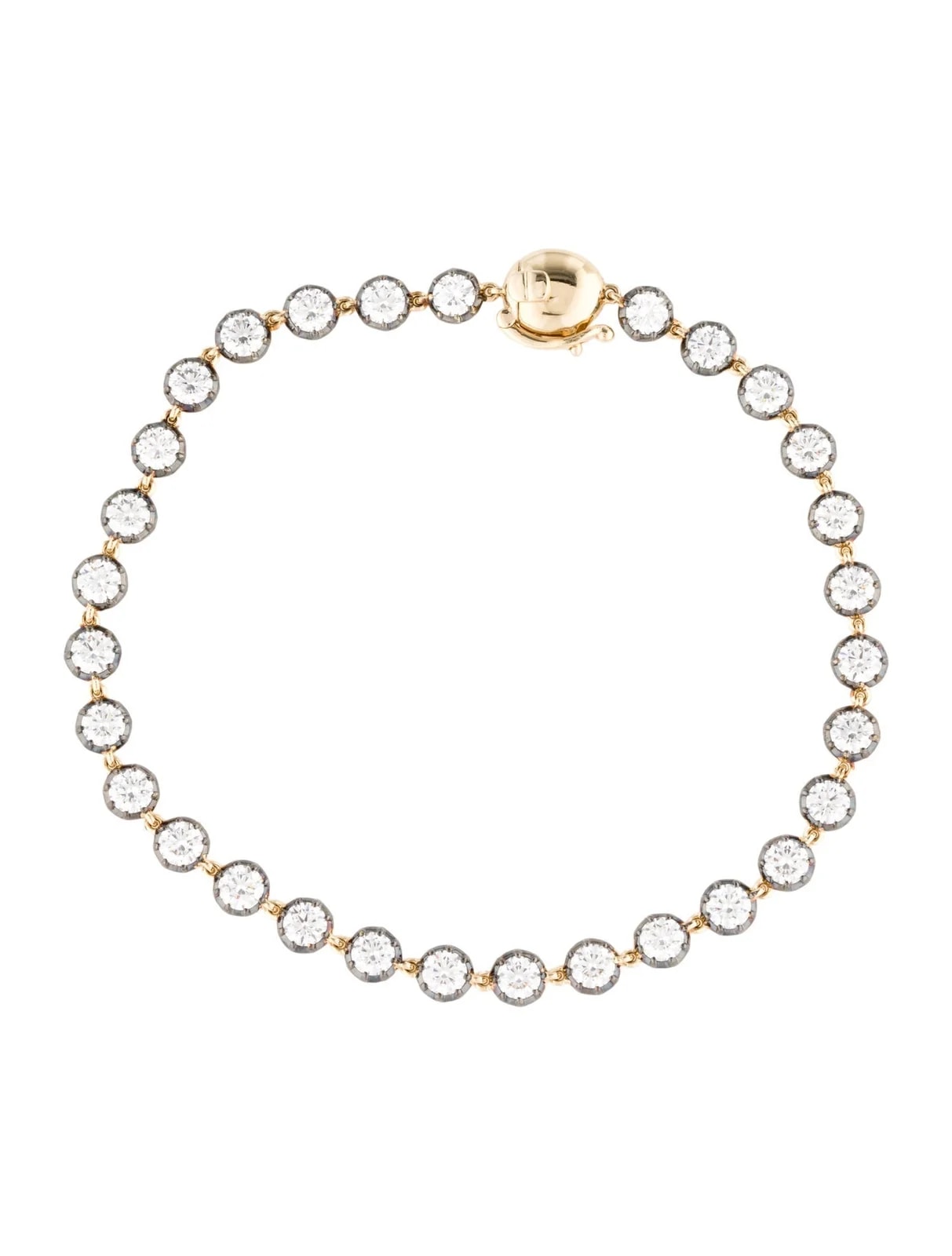 14K 4.41ctw Lab-Grown Tennis Link — Jewelry — resale