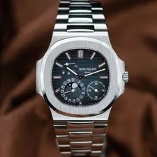 Patek Philippe — Patek Philippe 5712/1A-001 Nautilus Moonphase, Blue/Grey Dial - Stainless Steel — Watch — resale