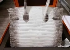 Hermes Birkin 30 Himalaya Matte Niloticus With Diamonds 18K 2