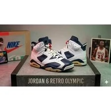 Air Jordan — Air Jordan 6 Olympic Retro High Top CT8529-164 — Sneaker — resale