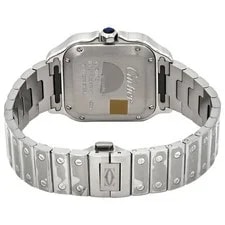Cartier Santos de Medium Model Automatic Green Dial WSSA0061 3
