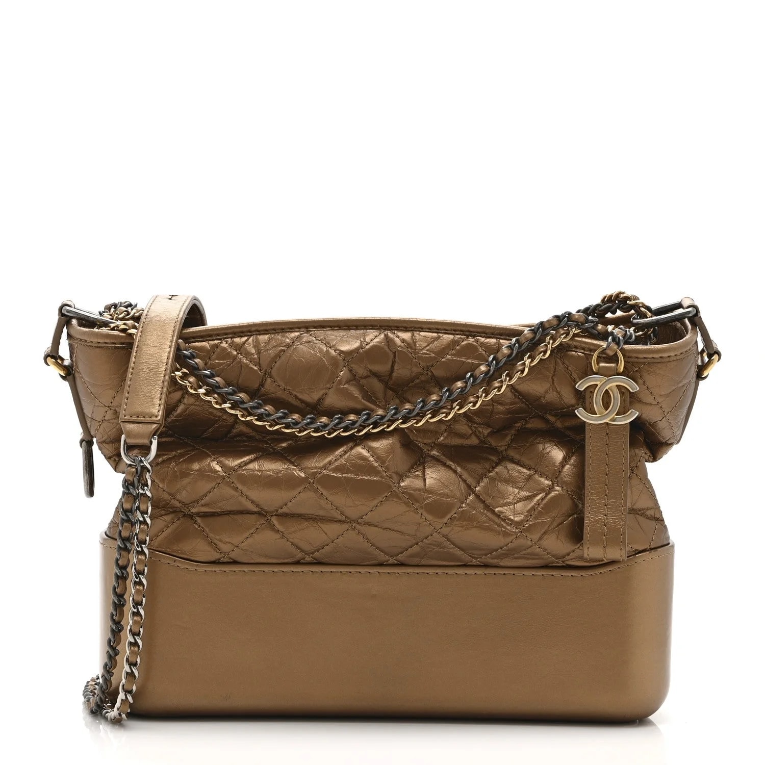 Chanel — Metallic Aged Medium Gabrielle — Handbag — resale