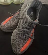 Yeezy — Yeezy Boost / Striped Lace-Up Low Top Sole — Sneaker — resale