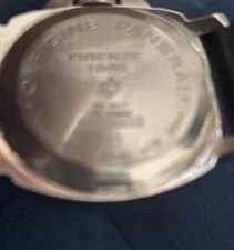 Panerai Luminor Marina Water-Resistant Mechanical Black Leather W/ Box 2