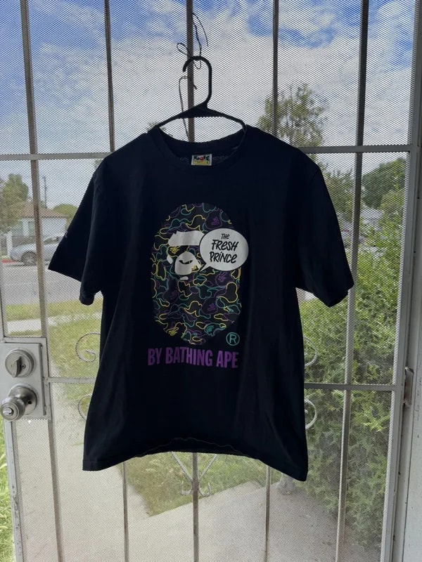 BAPE — Bape the Fresh Prince Tee — streetwear — resale