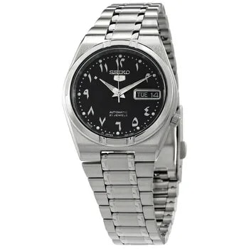 5 Automatic Black Arabic Dial Stainless Steel SNK063J5 2
