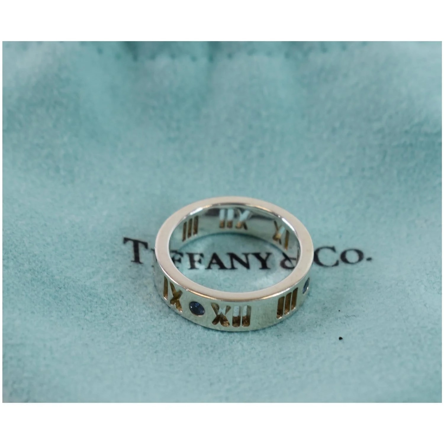 Tiffany & CO Atlas Pierced SS Ring AG 925 - Final Sale 4