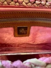 Fendi Baguette in & Woven Straw With Trim 4