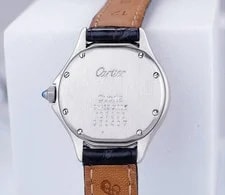 Cartier Panthere Couger Combi Roman Index Date SM Silver Gold 27mm 4