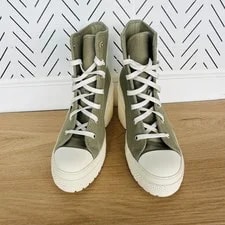❤️Converse Chuck 70 de Luxe High Heel Platform Size 5.5 Boots A11175C 3