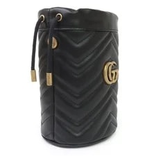 Gucci 575163 Small Mini Bucket GG Marmont Chevron 4