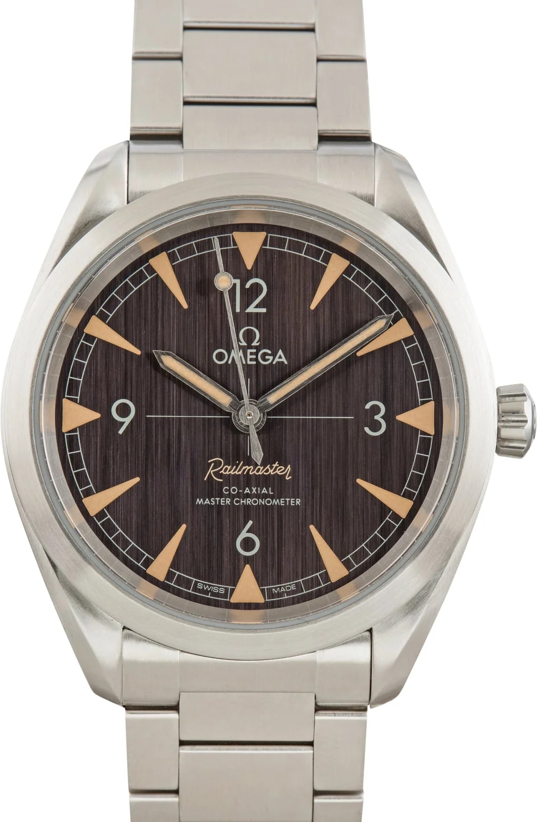 Omega Seamaster Railmaster Brushed Black Dial 2