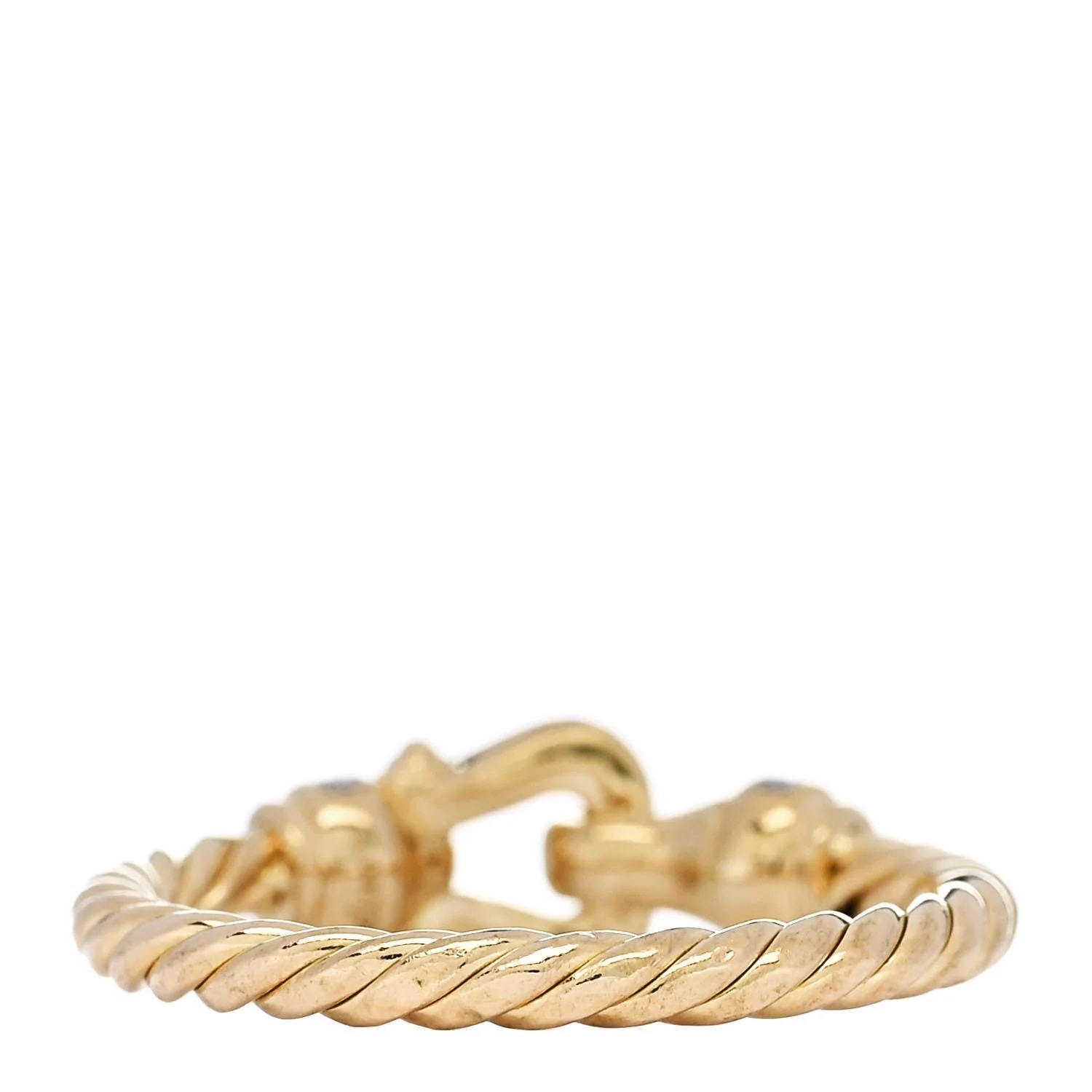 18K Yellow Gold Petite Buckle Cable 53 6.5 3