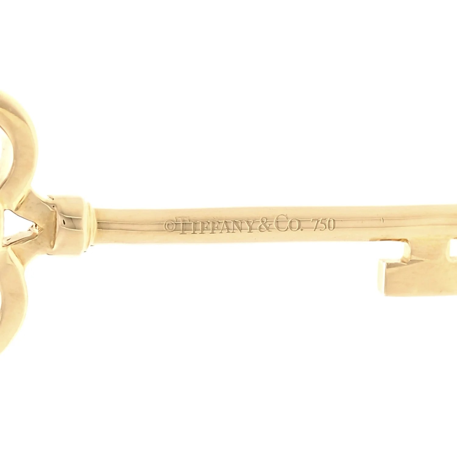 18K Yellow Gold Crown Key 4