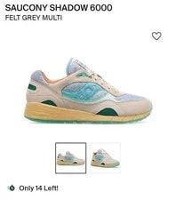 Saucony — Saucony 6000 Felt — Sneaker — resale
