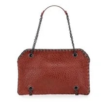 Bottega Veneta — Bottega Veneta Textured Whipstitch Duo — Handbag — resale