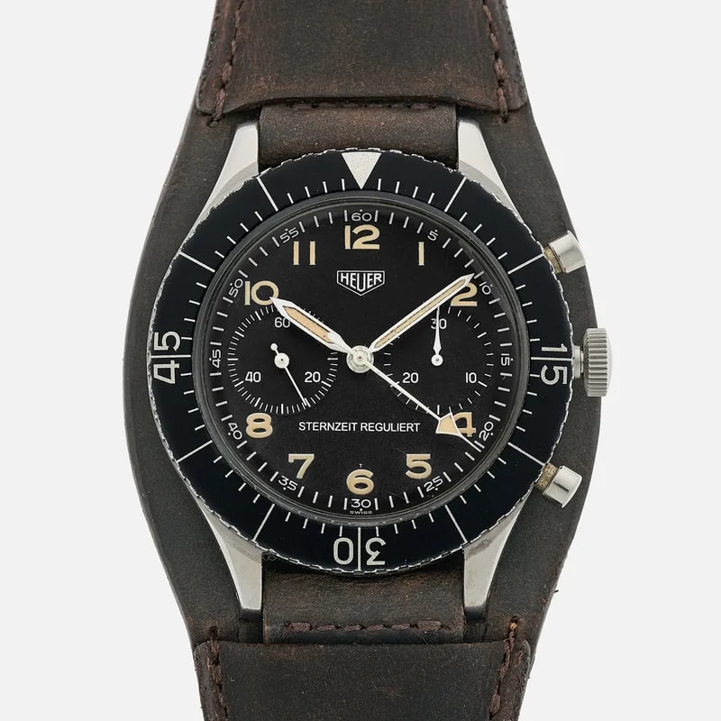 Heuer — 1960s Heuer Bundeswehr Sternzeit Reguliert Ref. 1551SZ — Watch — resale