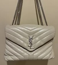Saint Laurent — Saint Laurent Lou Chevron Flap — Handbag — resale