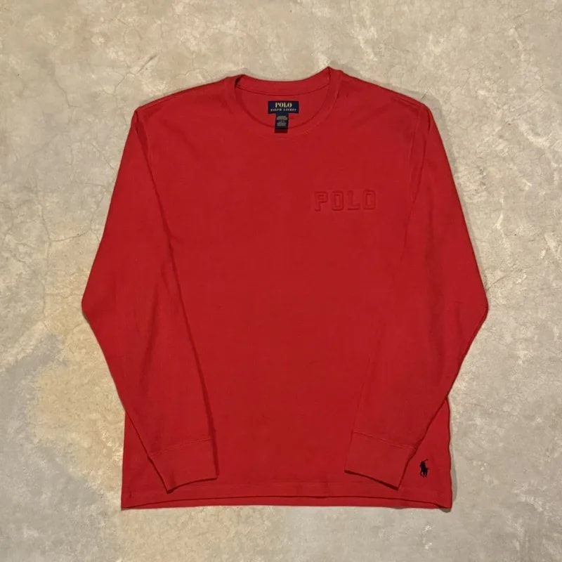 Polo Ralph Lauren — Polo Ralph Lauren Embossed Waffle Thermal Shirt — streetwear — resale