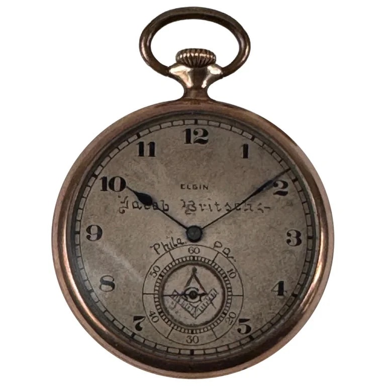 Elgin — Masonic Elgin Pocket 1900s Gold Filled — Watch — resale