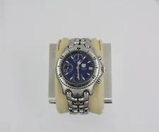 TAG Heuer CG2111.BA0423 SEL Series Automatic Chronograph Blue Silver 4