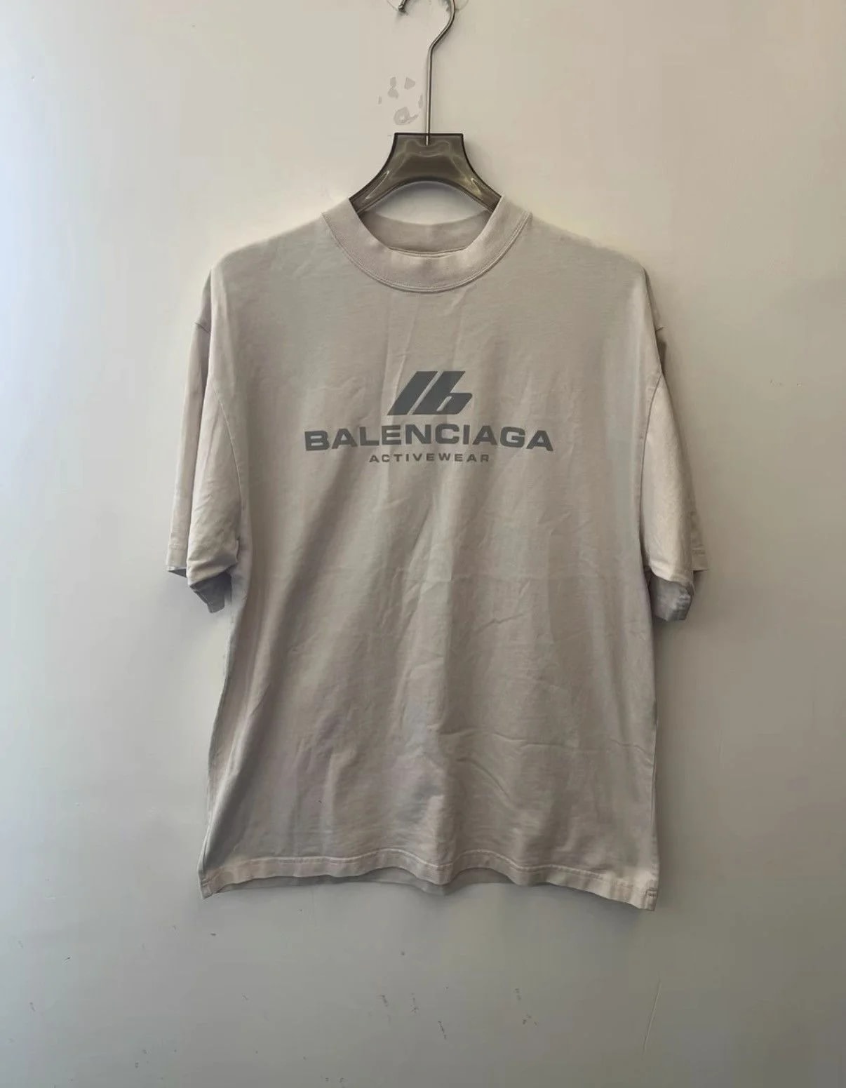 Balenciaga — Balenciaga Activewear Logo Print Short Sleeve T-Shirt K47 — streetwear — resale