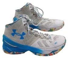 Under Armour Curry 2 Retro Splash Party Basketball Shoe 3026282-100 2