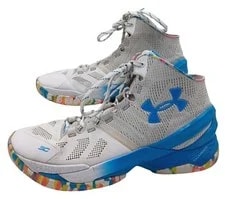 Under Armour Curry 2 Retro Splash Party Basketball Shoe 3026282-100 3