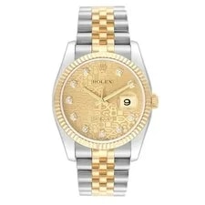 Rolex Datejust 116233 36 Mm Anniversary Diamond Dial Steel & Yellow Gold Jubilee 3