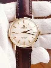 1965 Omega Seamaster 14K Gold Filled Cal 550 17J Automatic Runs 2